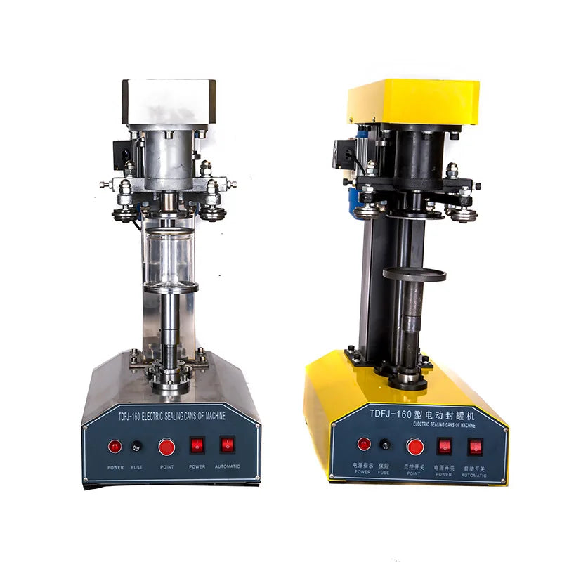 TEBAK Commercial Automatic Plastic Custom Beverage Jar Bottle Beer Bubble Tea Intelligent Cans Seamer Sealing Canning Machine