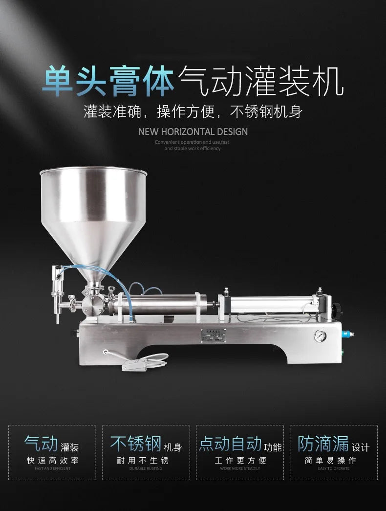 TEBAK Cream and Paste Pneumatic Filling Machine