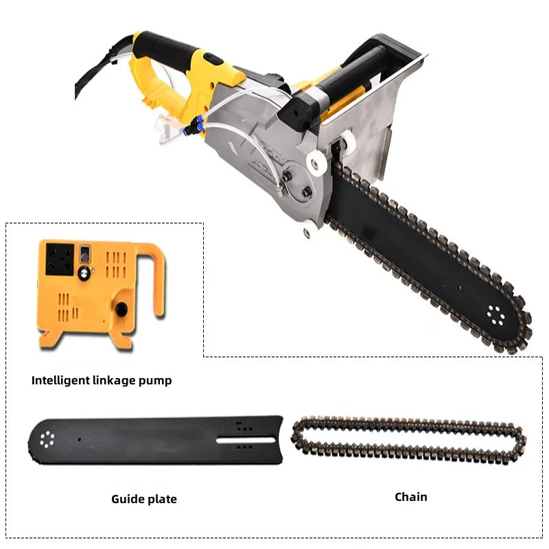 TEBAK High Quality Reinforced Concrete Cutting Machine Electric Chain Cutting Saw