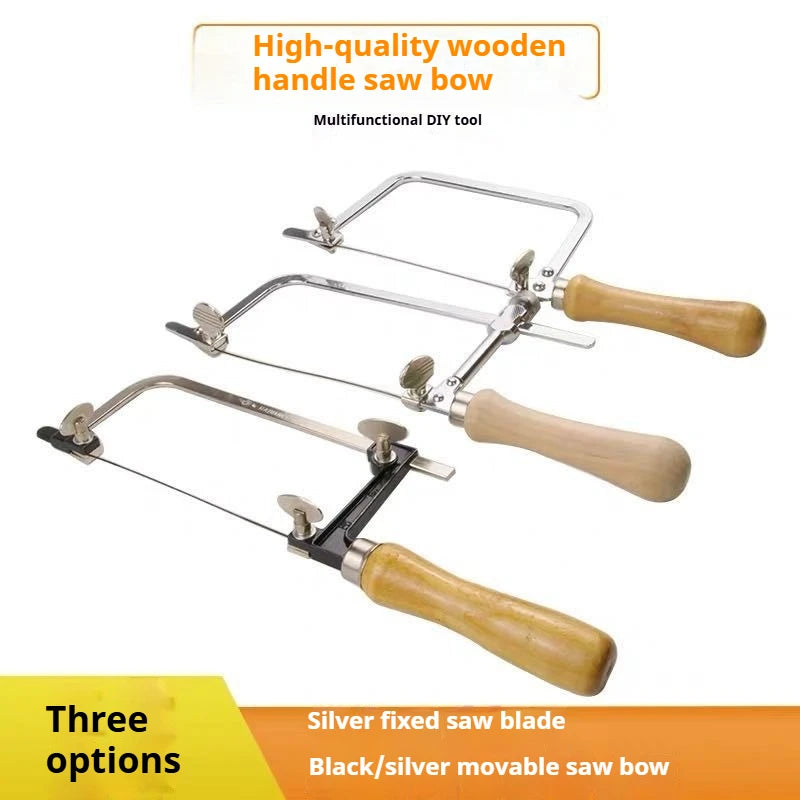 TEBAK Portable Adjustable U-Shape Coping Jig Saw Jeweler's Saw Frame Kit Cutting Metal Saw for DIY Jewelry Processing & Making