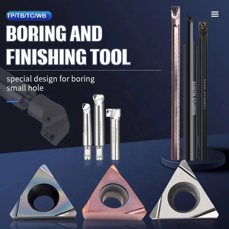 TEBAK TPGT TPGH 080202L Carbide Inserts Boring Cutter Inserts High Precision Lathe Cutting Tools for Steel