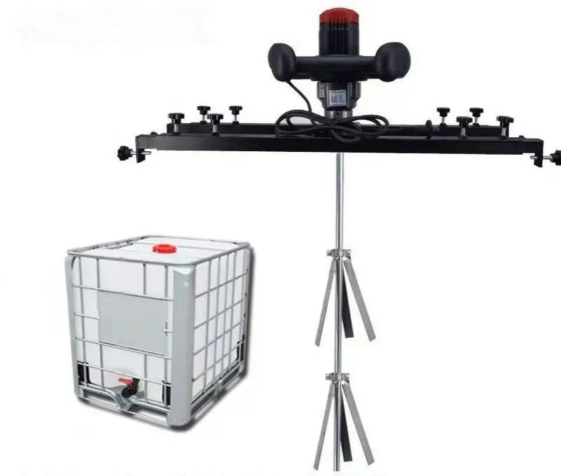 TEBAK Hand Sanitizer Gel Mixing Machine Stirrer Mixer 1000 L Small Portable Paint Mixer Air Agitator