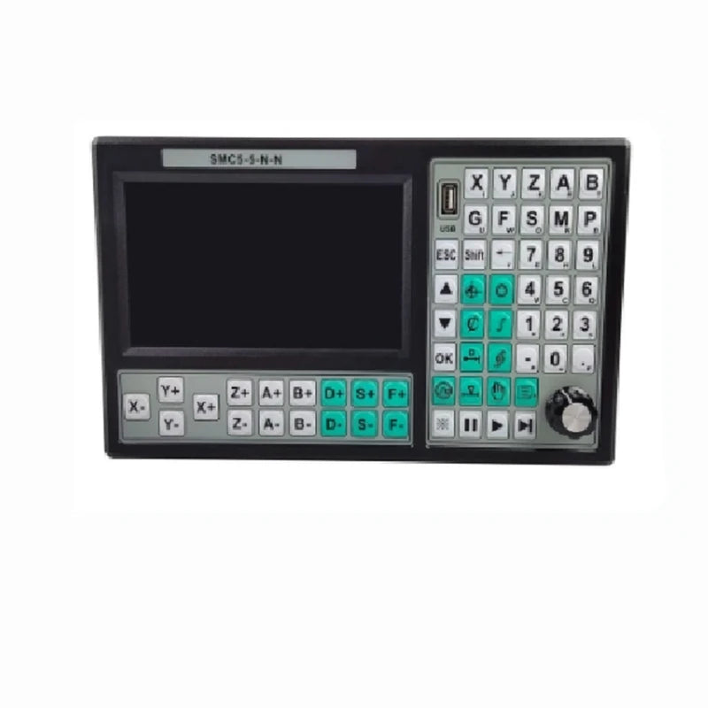 TEBAK SMC5-5-N-N CNC Offline Controller 5 Axis Group 500KHz Motion Control System 6 Axis Emergency Stop Handwheel