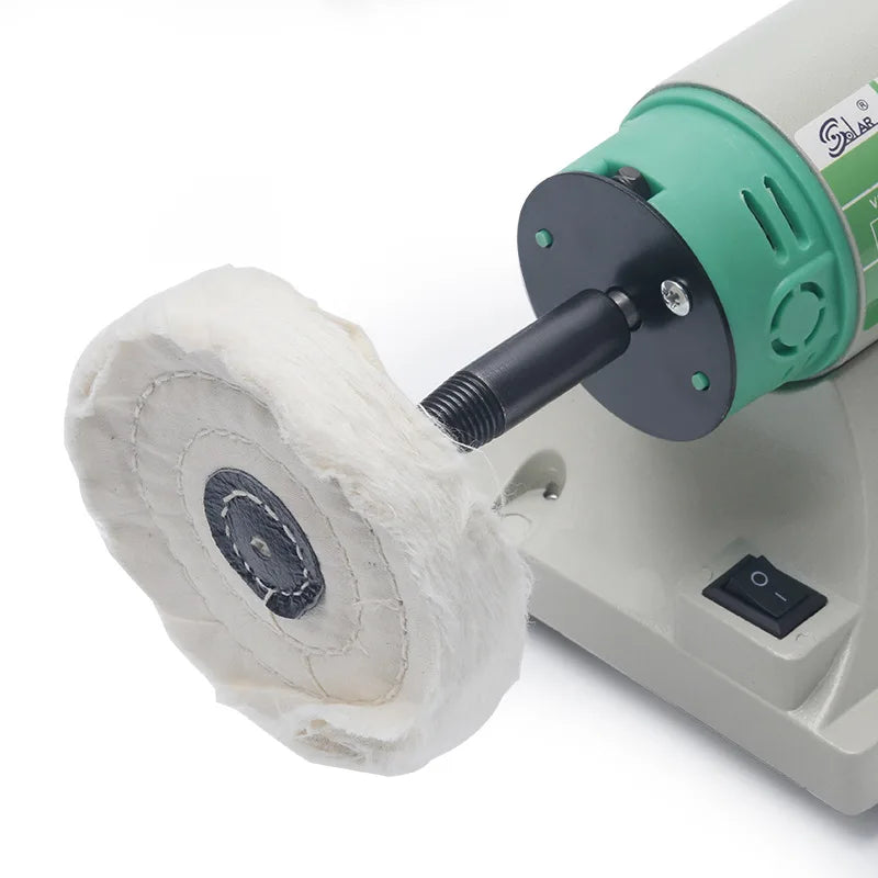 Anduuk Mini Portable Bench Table Polishers Small Parts Dental Dentures Finishing Polishing Lathe Machine