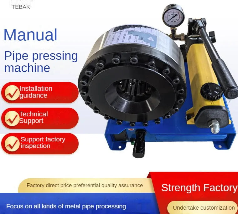 TEBAK Popular Manual Hydraulic Hose Crimping Machine Press Machine