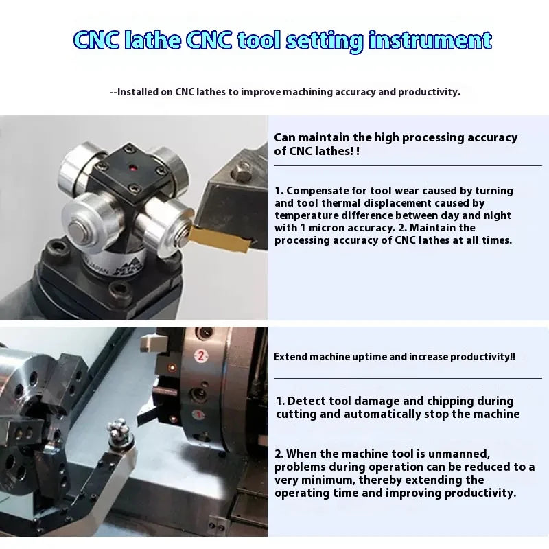 TEBAK Direct-Acting HA Tool Setter for CNC Lathes, Machining Center CNC Wear Detection Original Cyclmotioon