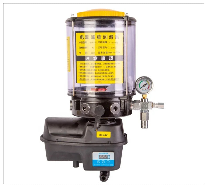 Electric grease pump, mixer construction machinery grease pump, 24V 220V 380V fully automatic Butter fueling pump 12V 110V