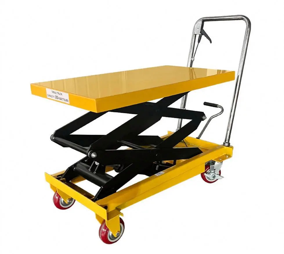 Hydraulic Lifting Platform 500kg 1100lbs 0.5ton Manual Hydraulic Single Scissor Lift Table