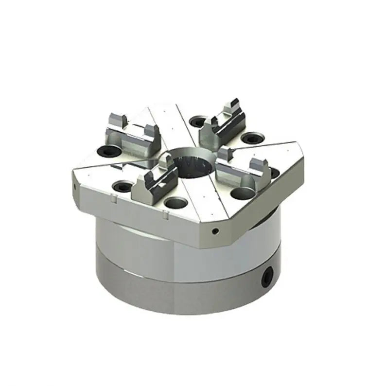 TEBAK HPEDM High Performance Pneumatic Collet Chuck Die Steel square 4 Jaw Single Head Pneumatic Chuck for Pipe Clamp Machine