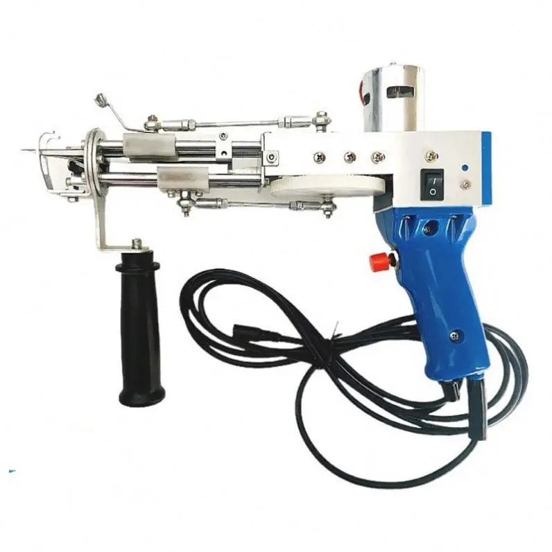TEBAK 2 in 1 Cut Pile and Loop Pile Rug Tufting Gun Weaving Machine Carpet Hand Tissues Tufting Gun and Trimmer for Diy