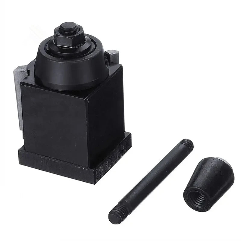 TEBAK AXA Size DMC-250-111 Wedge Type Tool Post 12 Inch Swing CNC Quick Change Lathe Tools Post Holder Tool Holder