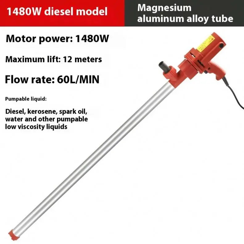 TEBAK Motorised Barrel Portable Stainless Steel Electric Oil Pump Lubricantor Oil Injoctor Automatic Grease Lubrication System