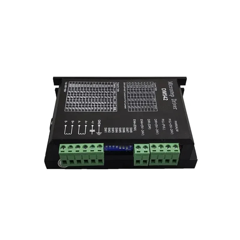 TEBAK 2-phase Digital Stepper Motor Driver DM542 DC24V-50V for 42/57(NEMA17/23) Series Stepper Motor 1.0-4.2A