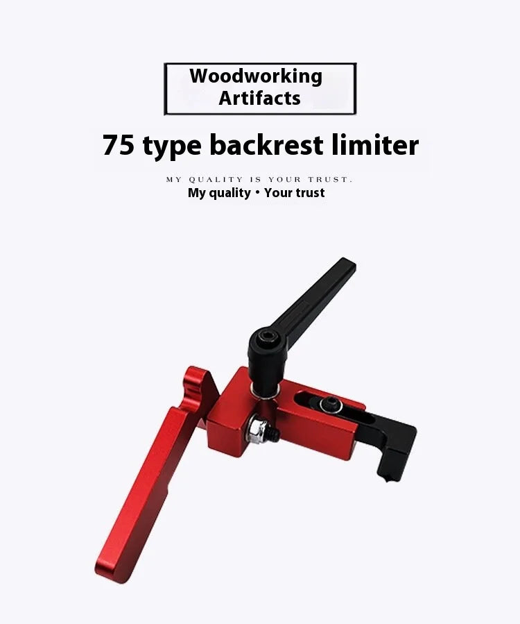 TEBAK W-107 T-Slot T-Track Wood Working Tool 75 Type Miter Track Stop