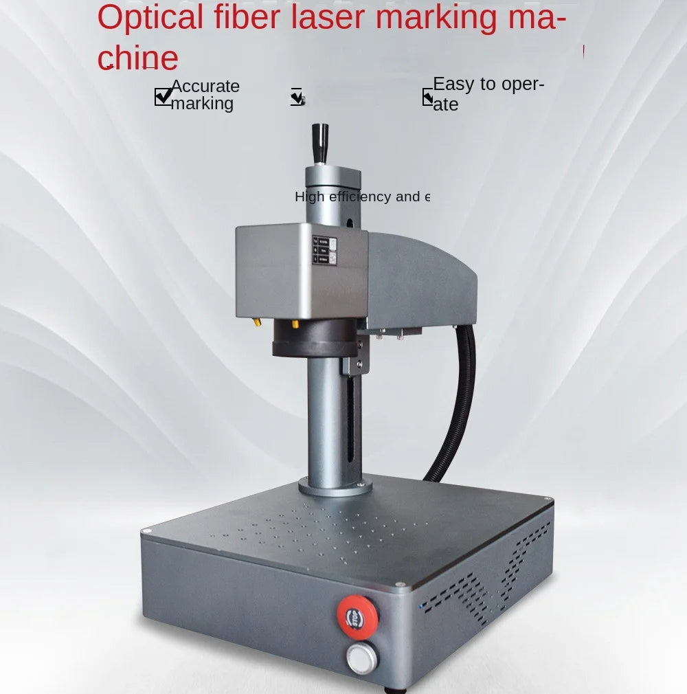 TEBAK XY-10 30W Desktop Fiber Laser Marking Machines Laser Engraving Equipment Laser Engraver for Metal Plate Pvc Pipe Ear Tag