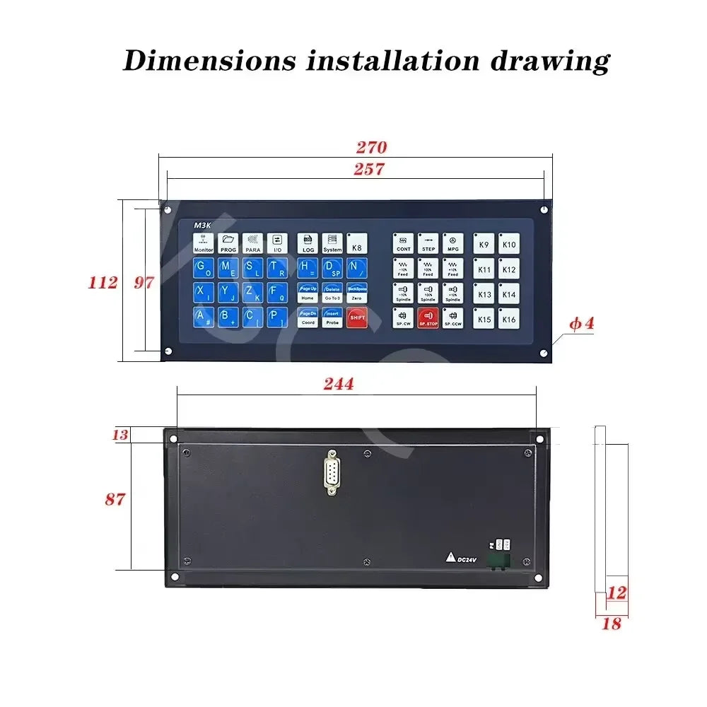 M3K Processing and Engraving M350 DDCS EXPERT CNC USB Controller Expand Keyboard Buttons