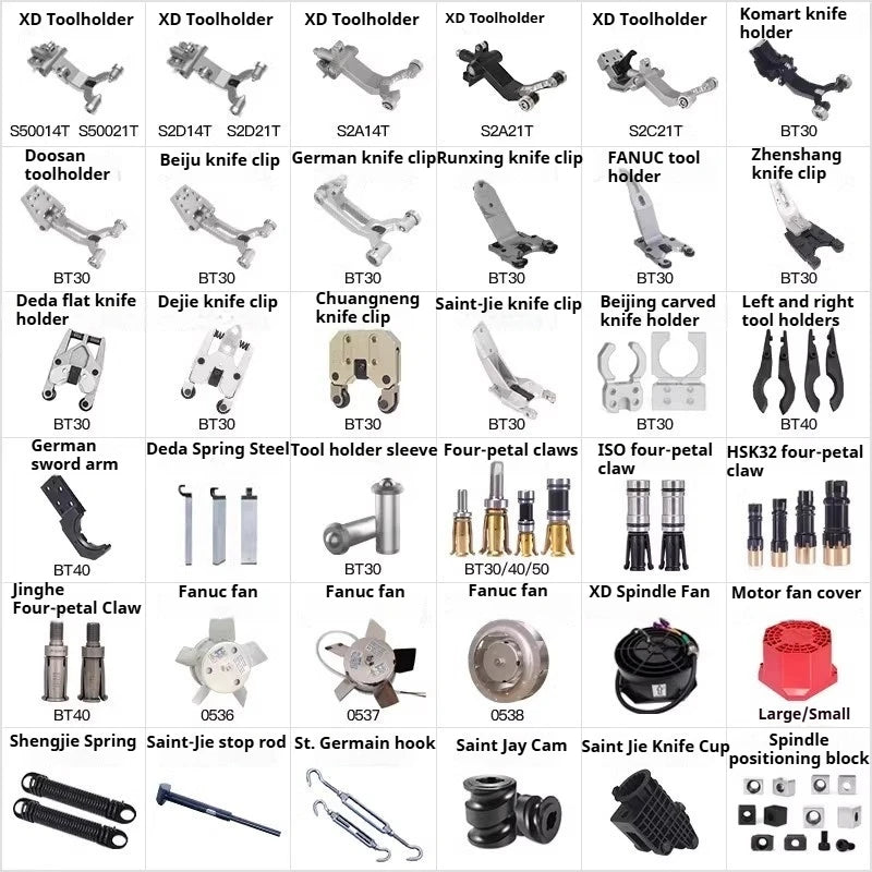 TEBAK Machine Tool Spindle Knife Claw TC-S2A TC-S2Z TC-S2C-O Automatic Tool Change Device CNC Milling Machine Machining Cent