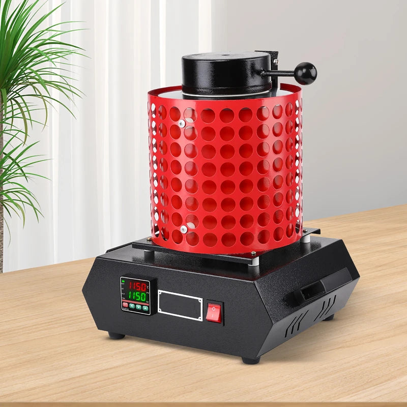 TEBAK Thermocouple Universal Melts Electric Furnace Copper Gold Heat Treatment Melting Electric Arc Heating Kilns Furnace