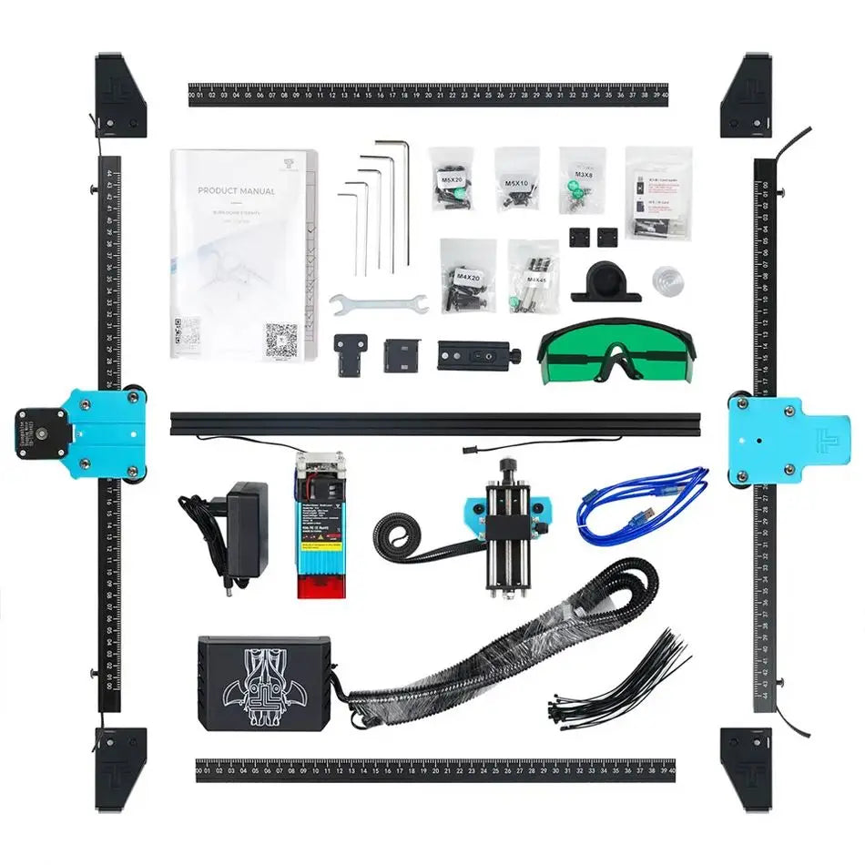5.5W Frame DIY Compressed Spot LD+FAC+C-Lens Fast High Precision Laser Cut Engraver CNC Laser Engraving Machine