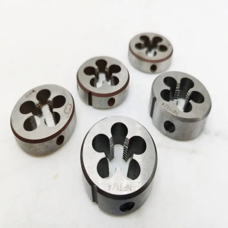 TEBAK HSS-E Metric in Stock DIN223 M2.5-M36 Various Sizes Threading Rolling Round Dies Circular Thread Dies for Thread Cutting
