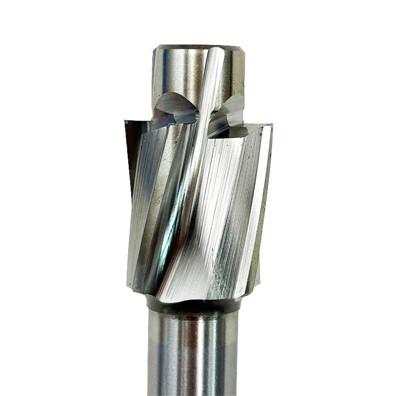 ANDUUK Multi Specification High-speed Steel Flat Bottomed Countersunk Drill Countersunk Drill Countersunk End Milling Cutter