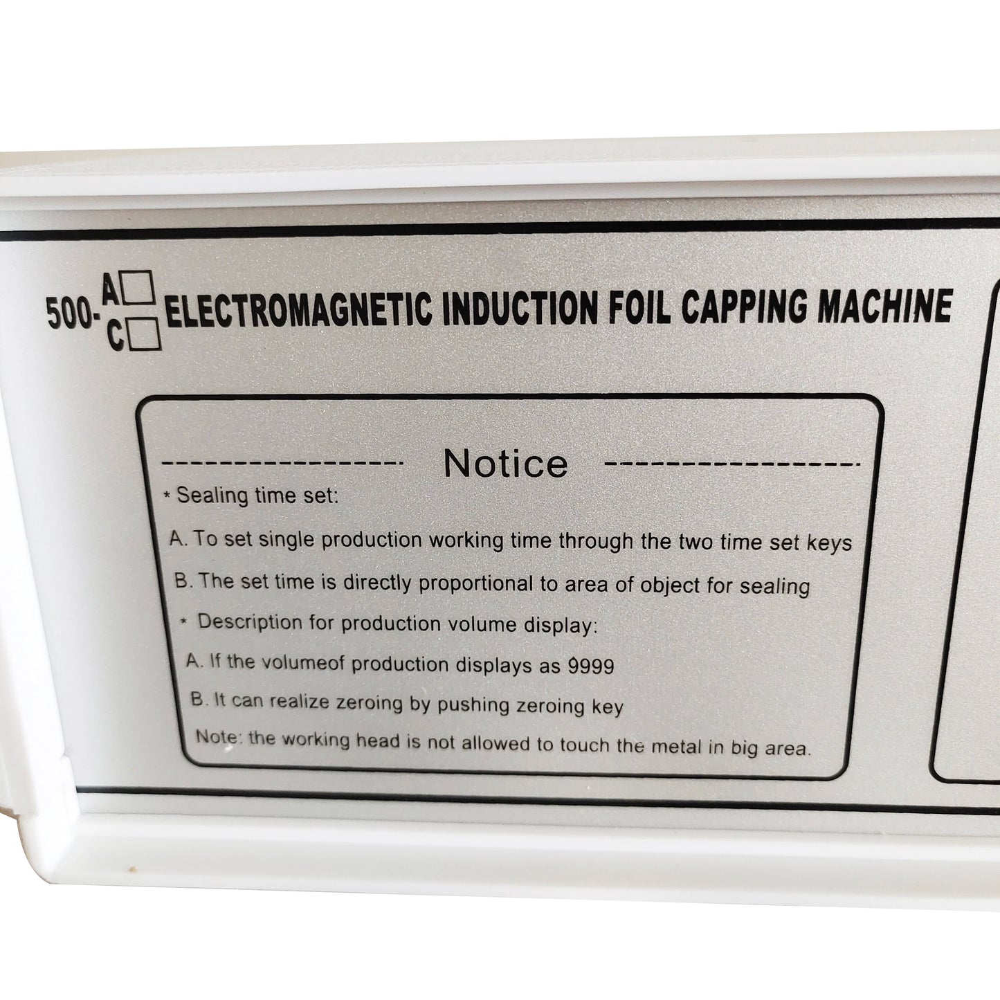 Plastic Honey Bottle Sealing Manual Hand-Held Small Induction Electromagnetic Aluminum Foil Sealing Machine