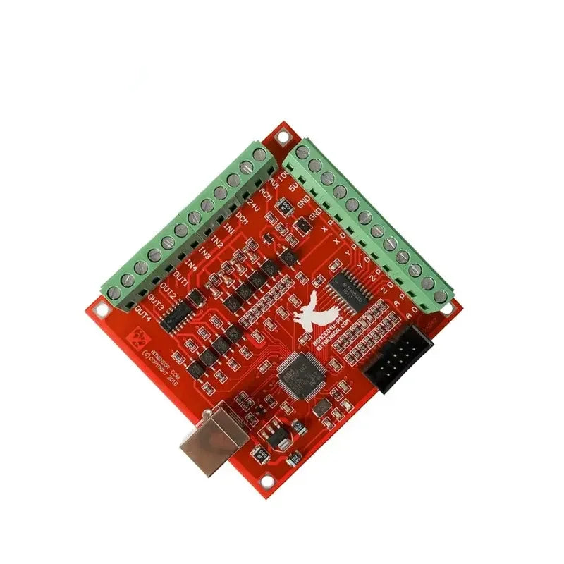TEBAK CNC USB Breakout Board MACH3 4 Axis Interface Driver Motion Controller Driver Board 100Khz Cyclmotion