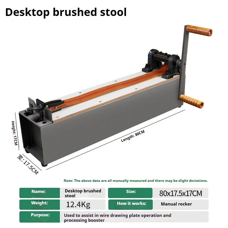 TEBAK Jewellery Tool Gold Silver Wire Drawing Machine Wire Pulling Forming Draw Bench Manual Hand Wire Drawing Bench Stand Board