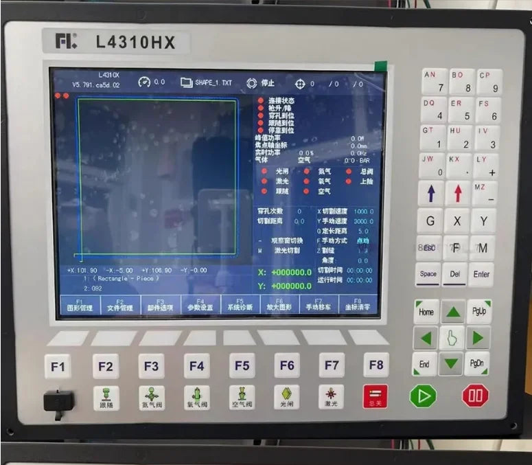 TEBAK Laser sheet and tube cutting machine system L4310HX CNC equipment dedicated system height controller iHC100