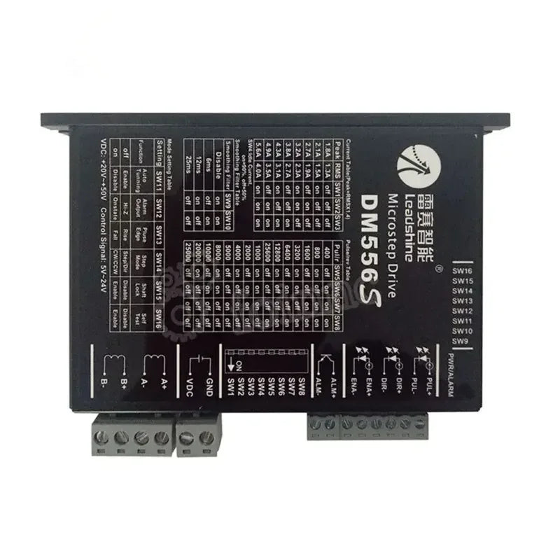 TEBAK CNC Spare Tools 2Phase Stepper Motor Driver DM556S Power Supply Voltage 20-50VDC Current 4.2A 5.6A Engraving Machine