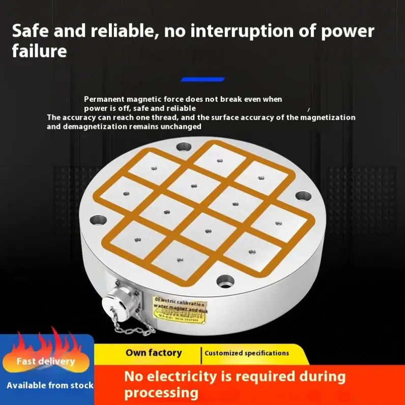 TEBAK CNC Machining Center Computer GONGS Complete Specifications Five-axis Electric Permanent Magnet Chuck Suction Cup Sucker