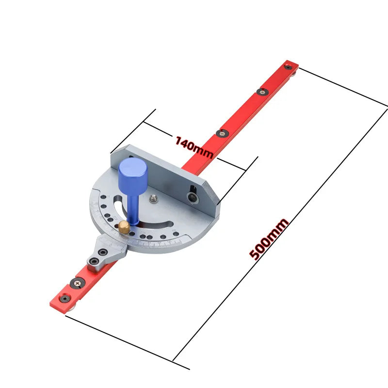TEBAK W-01 Table Saw Fence Cutting Guide Measure Miter Gauge Woodworking Miter Slider Gauge Woodworking Tool