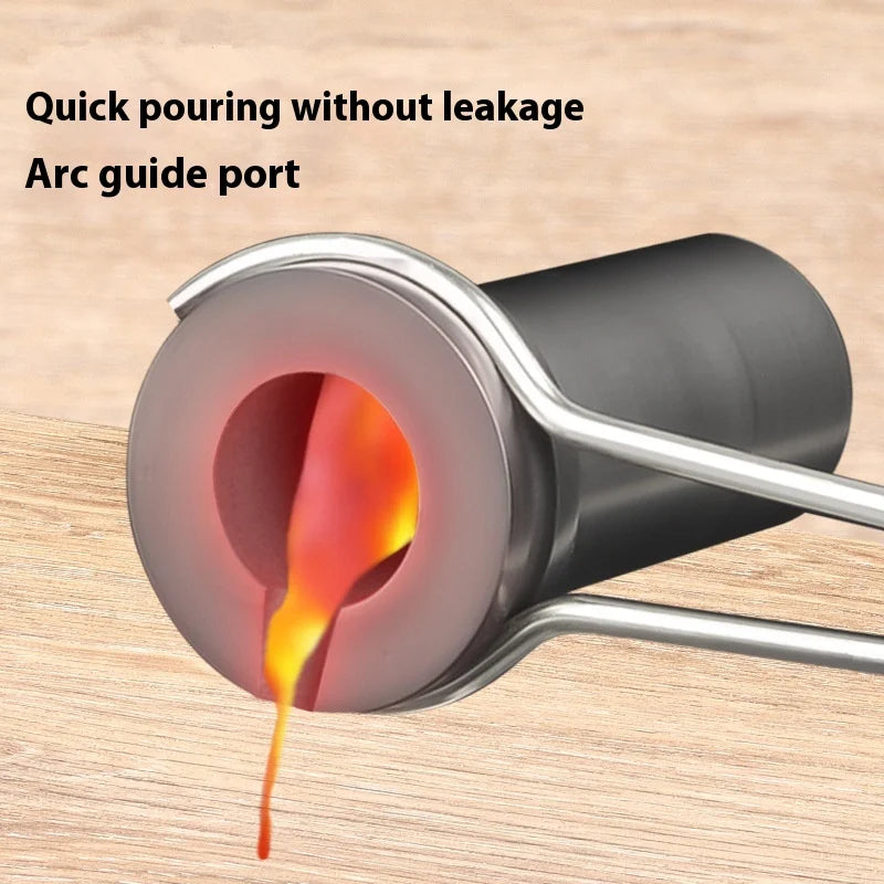 TEBAK High Temperature Silicon Carbide Graphite Crucible Goldsmith Tools Metal Iron Crucibles for Gold Silver Copper Aluminum