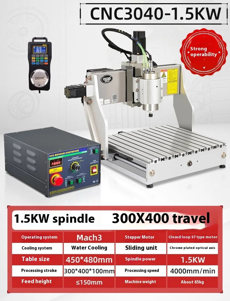 TEBAK JY-18 CNC Router Engraver Industrial Engraving Machine 6040 Milling Machine