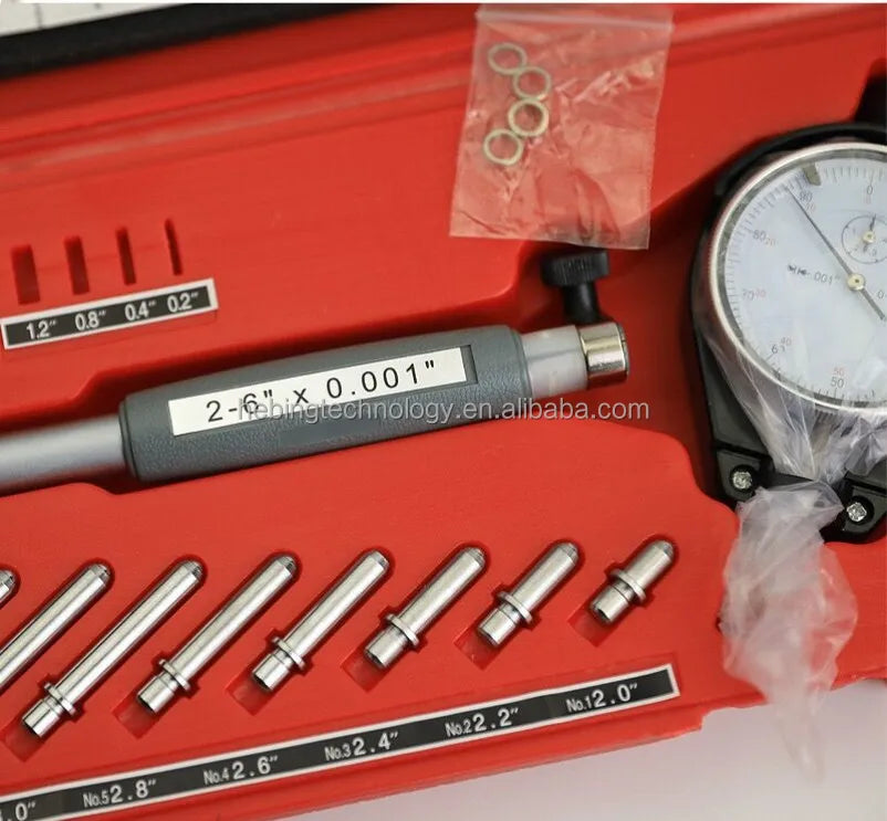 Machine tool accessories 50-160mm 0.001mm Micron Dial Bore Gauge Metric Size 18-35mm 35-50mm Dial Bore Gauge Internal Dial Gauge