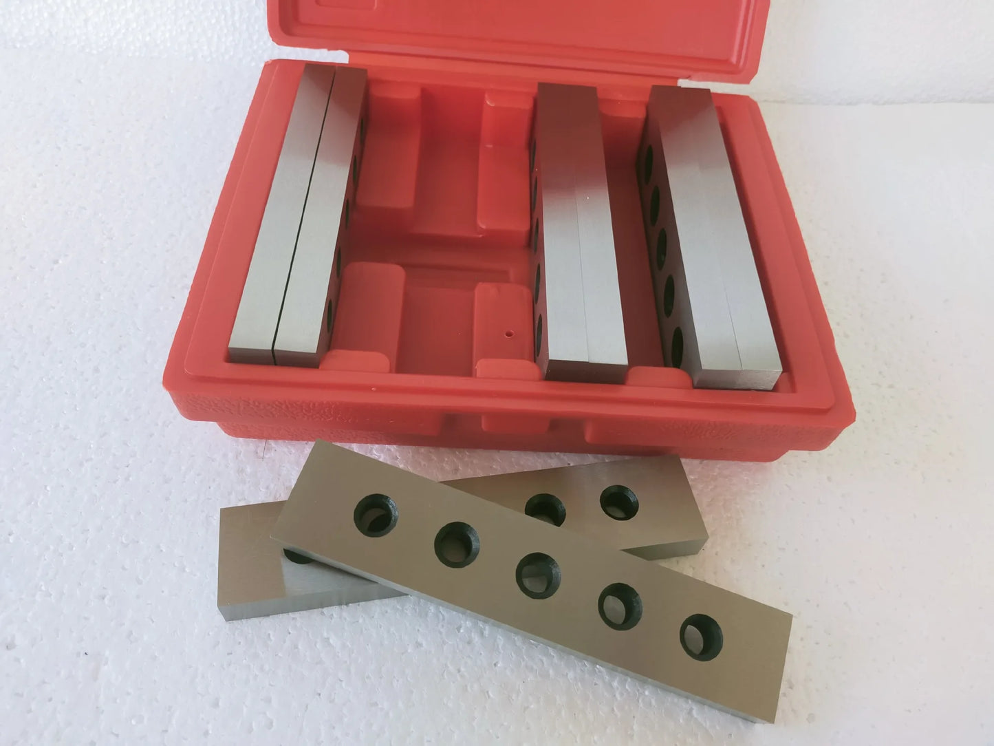 TEBAK Machine Tools 1/2 Inch Accuracy 0.0002" Thickness Steel Parallel Sets Rectangular Metal Parallel Block
