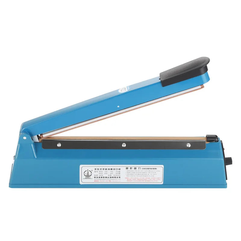 Hot Heat Sealer Model 300 Food Packing Impulse Sealer Iron Body Durable Lightweight Operated Hand Pressure Sealing Machine