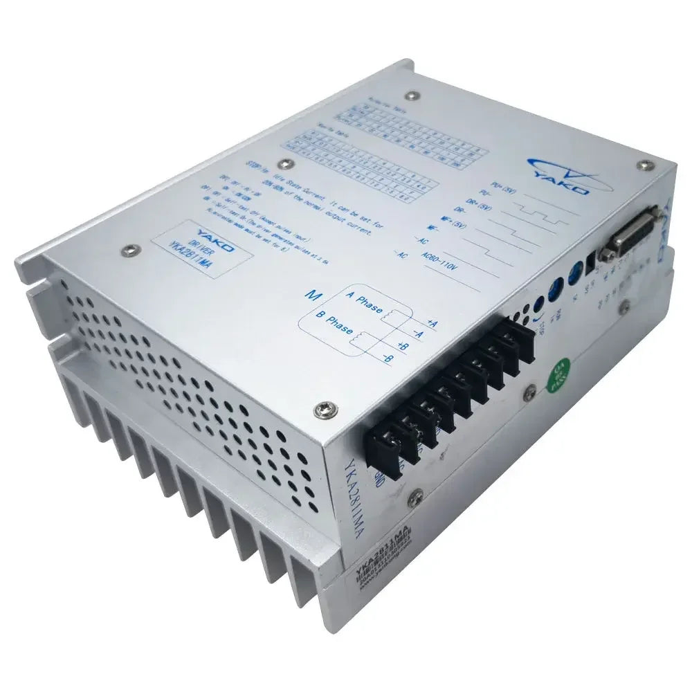 TEBAK CNC Controller YKA2811MA 60 -110VAC Original YAKO Stepper Driver Engine 8A for CNC Router NEWCARVE