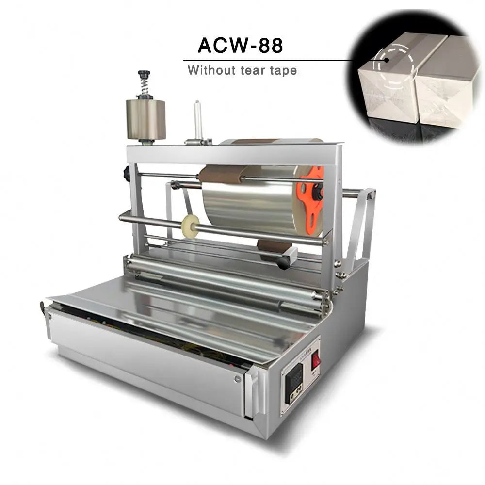 TEBAK High Efficient BOPP Cosmetic Box Condom Three-dimensional Packaging Manual Film Stamping Wrapping Machine