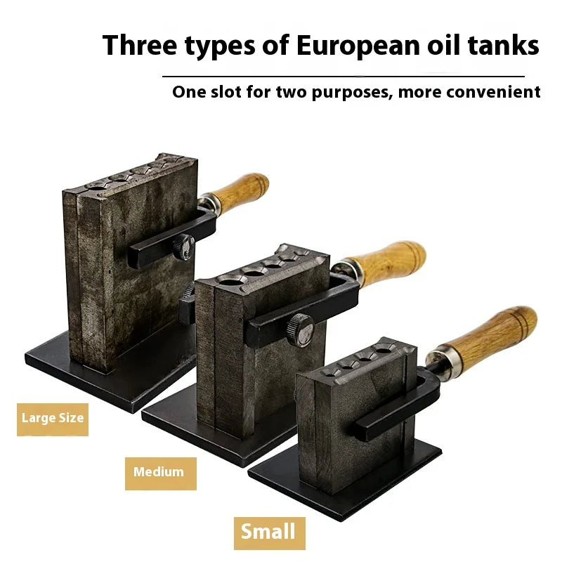 TEBAK Jewelry Tools Jewelry Melting Mould Gold Silver Copper Casting Steel Trough Jewelry Casting Ingot Mold Dual Use Ingot Mold