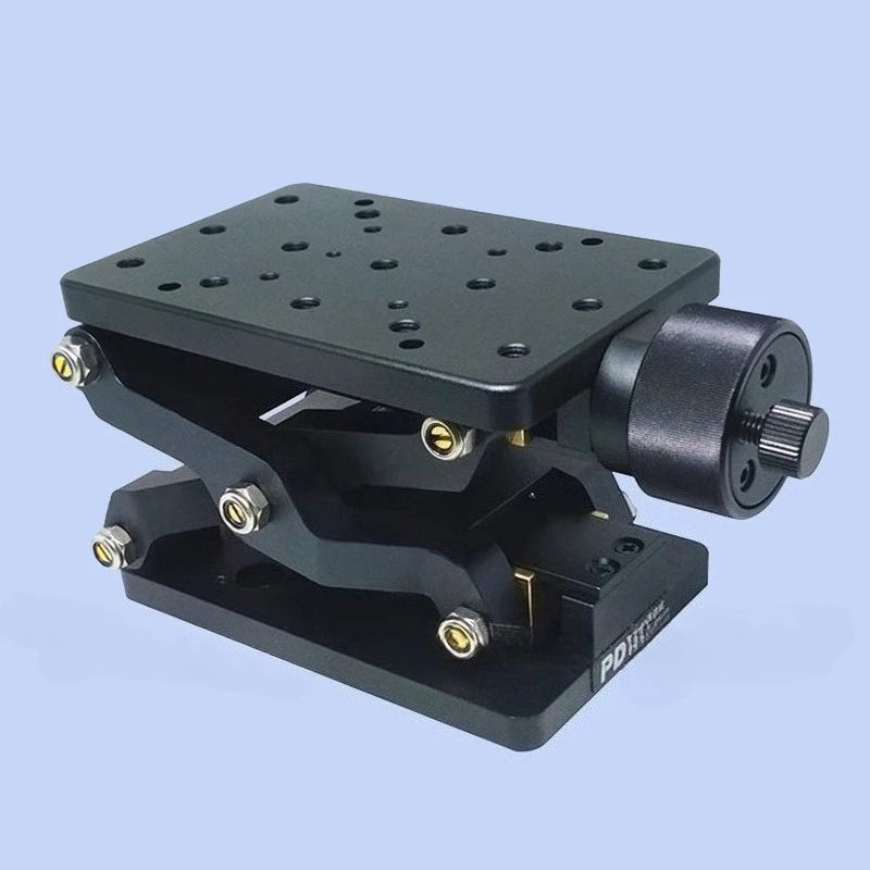 High Precise Manual Lift Z-axis Manual Lab Jack Elevator Optical Sliding Lift lifting platform PT-SD408 PT-SD408S 60mm Travel