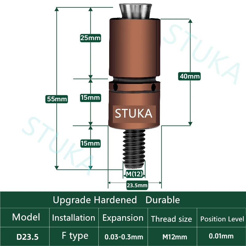 Stuka CNC Inner Diameter Expansion Pin Quick Locating Inner Support Chuck Inner Hole Expansion Fixture for Moulds