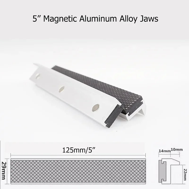 Protect Cover Vise 4/5/6'' Jaws Magnetic Protective Cover Aluminium Alloy Rubber Hand Tools Bench Vise Protector Accessories