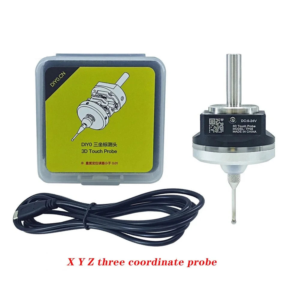 V6 anti-roll 3D Touch Probe edge finder CNC latest to find the center desktop CNC probe compatible with mach 3 and grbl
