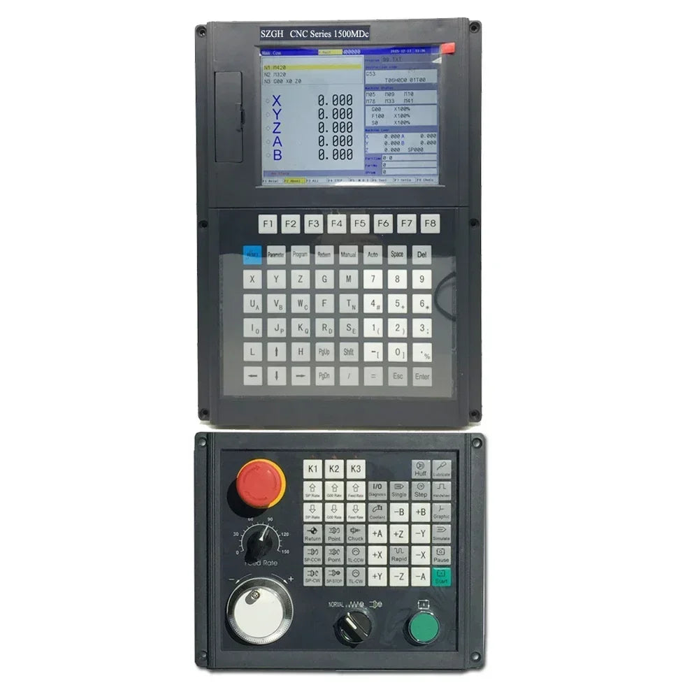 Vertical absolute 4 axis G-code CNC Milling controller total CNC vmc solution similar as GSK logo customized CNC1500MDC-4