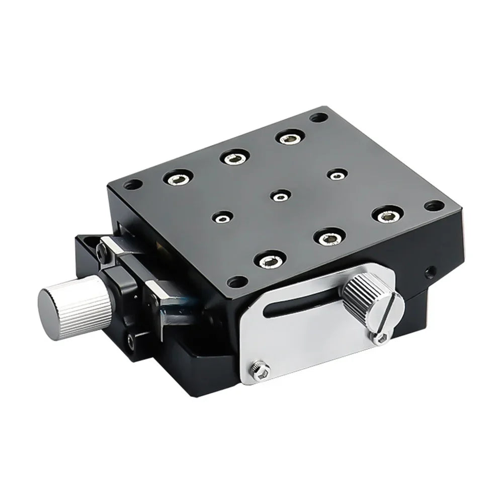 GFG40 GFWG40 X Axis XY Axis 40mm Sliding Table Manual Radian Angle Table Goniometer Swing Table Measurement Displacement Radian