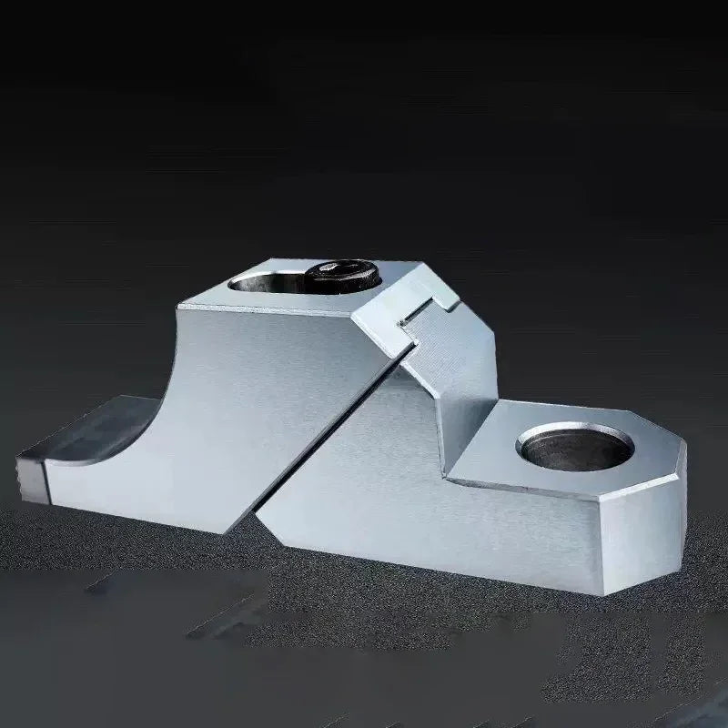 Precision CNC Side Fixture Clamp Flat End Bench vice Workholding Fixturing-Fixed Clamping OK Vise Frog Clamps for Manufacturing
