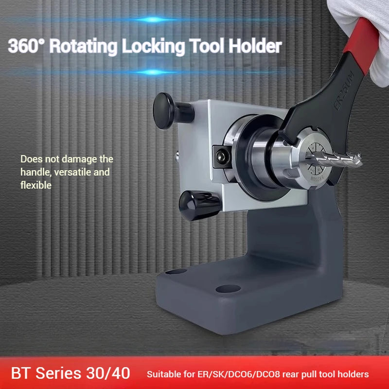 360-degree Rotation Tool Holder Lock Device BT30 BT40 Machining Center Tool Locking Device CNC Machine Tools Tightening Fixture
