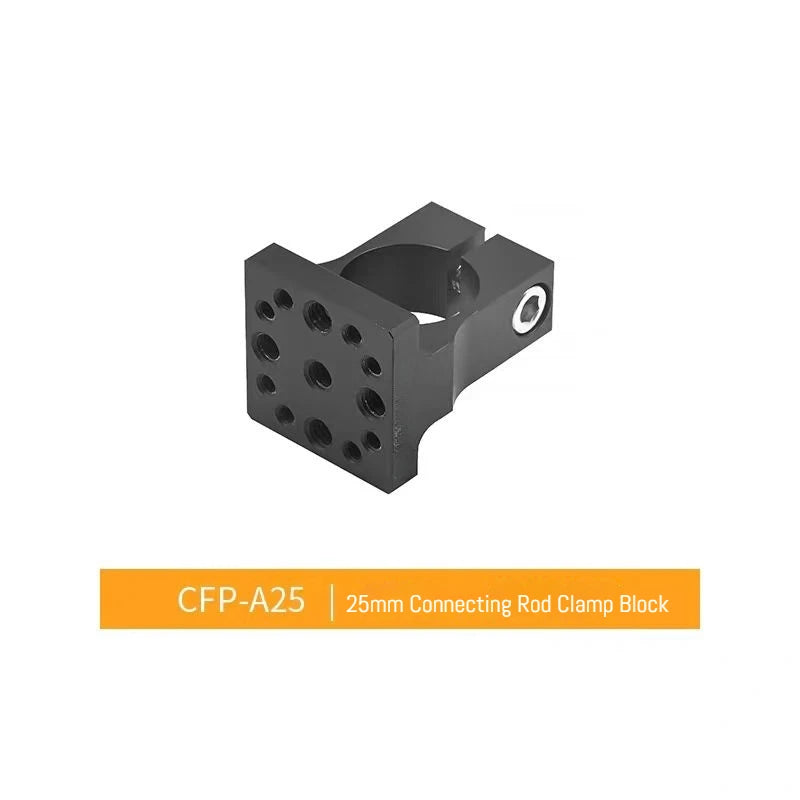 CFP-25 Series Ø 25mm Connecting Rod Clamp Block Cage Support Bracket Clamp Installation Bracket Connecting Rod Installation