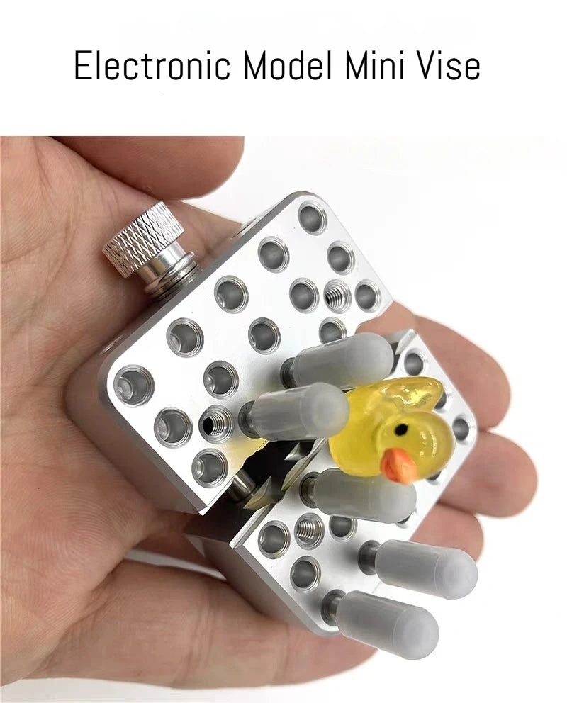 Universal Mini Drill Press Vise Clamp Table Bench Vise for Models Jewelry Watch Repairing Clip Doll DIY Sculpture Coloring Tool